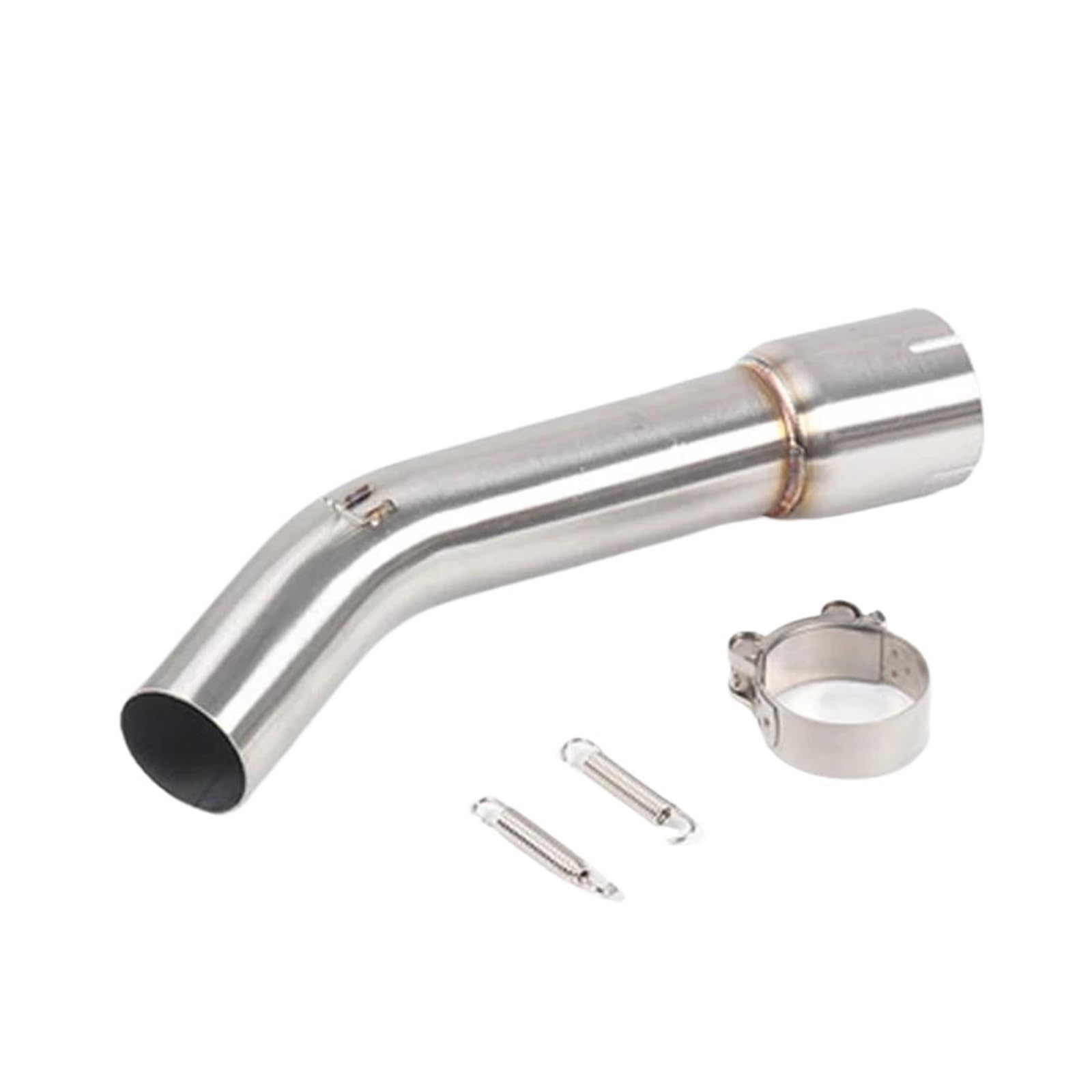 éChappement Sport Silencieux D'échappement De Moto en Acier Inoxydable Tuyau Intermédiaire pour Fz1 FZ1N FZ1000 D'éChappement(Type A)