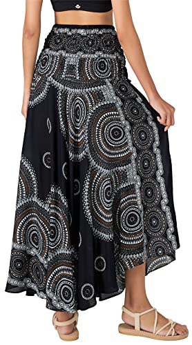 Image of Joob Joob Long Boho Skirts for Women - Bohemian Hippie Maxi Summer Skirt