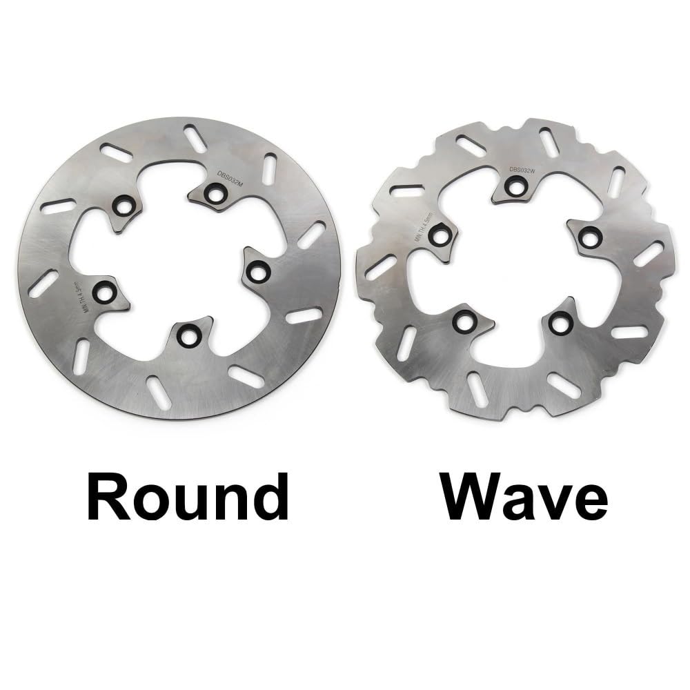Disco Dischi Freno Rotori A Disco Freno Posteriore CNC per Suzuki Gsxr600 1997-2017 Gsxr Gsx R Gsx-R 600 Gsx600r 2003 2004 2005 2006 2007 2008 2009 Disco Freno Moto(Wave)