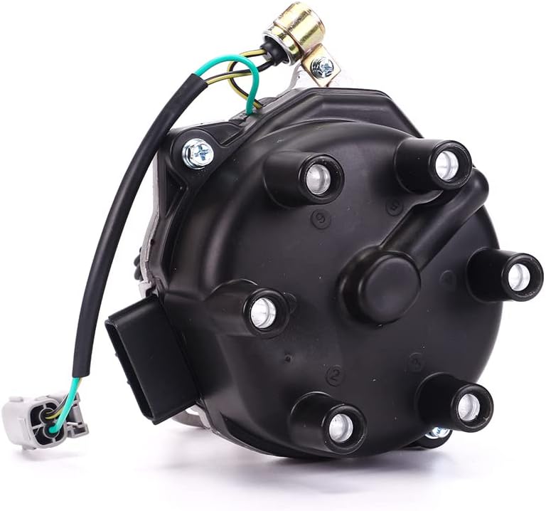 22100-1W601 22100-0W000 Ignition Distributor W/Cap & Rotor Compatible with Ni-ssan Tr-uck Fro-ntier Xte-rra Qu-est Pickup V6 1996-2004