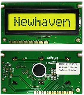 LCD Character Display Modules & Accessories STN-Y/G Transfl 84.0 x 44.0, Pack of 5 (NHD-0108FZ-FL-YBW-33V3)