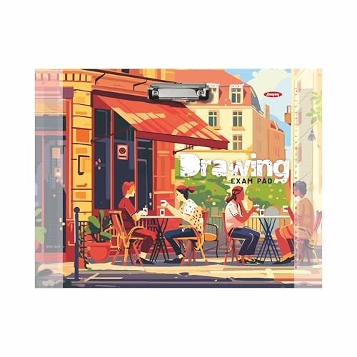 Image of Anupam A3 Extra Large Clipboard - 43 x 32 cm Multiprinted Wooden Drawing Board with Decorative Clip - Design Horizontal Lap Board for Sketching, Art, and Writing Supplies - Trendy Lap Board (Print 3)