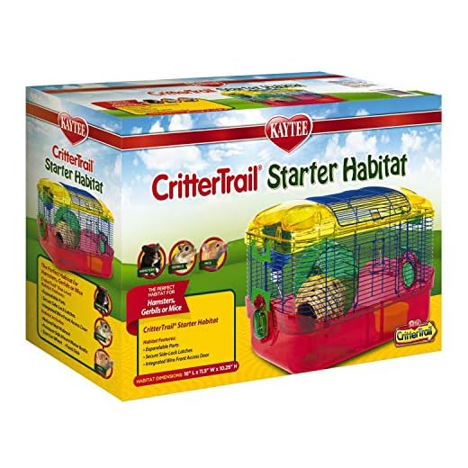 Kaytee CritterTrail Starter Habitat for Pet Dwarf Hamsters, Gerbils or Mice