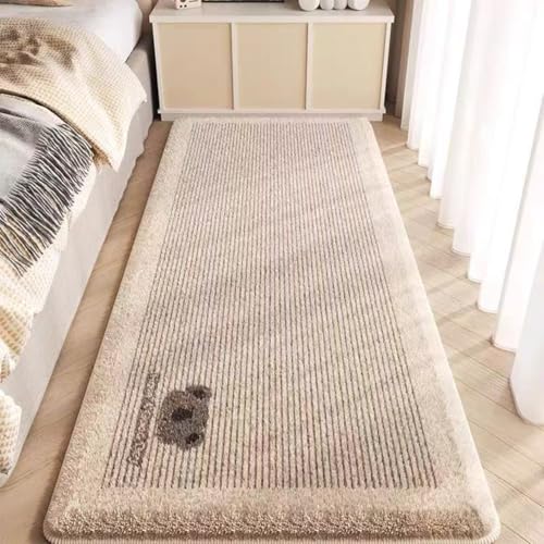ラグ ラグマット 短毛 厚手 しゃれ ベッドサイド 肌触り優しい 暖かい もこもこ 寝室用 秋冬 絨毯 じゅうたん 可愛いラグ エコファー 滑り止め 洗えるラグ カーペット 抗菌防臭 防音 防ダニ ヒツジファータッチ 下敷き ヒツジファー調