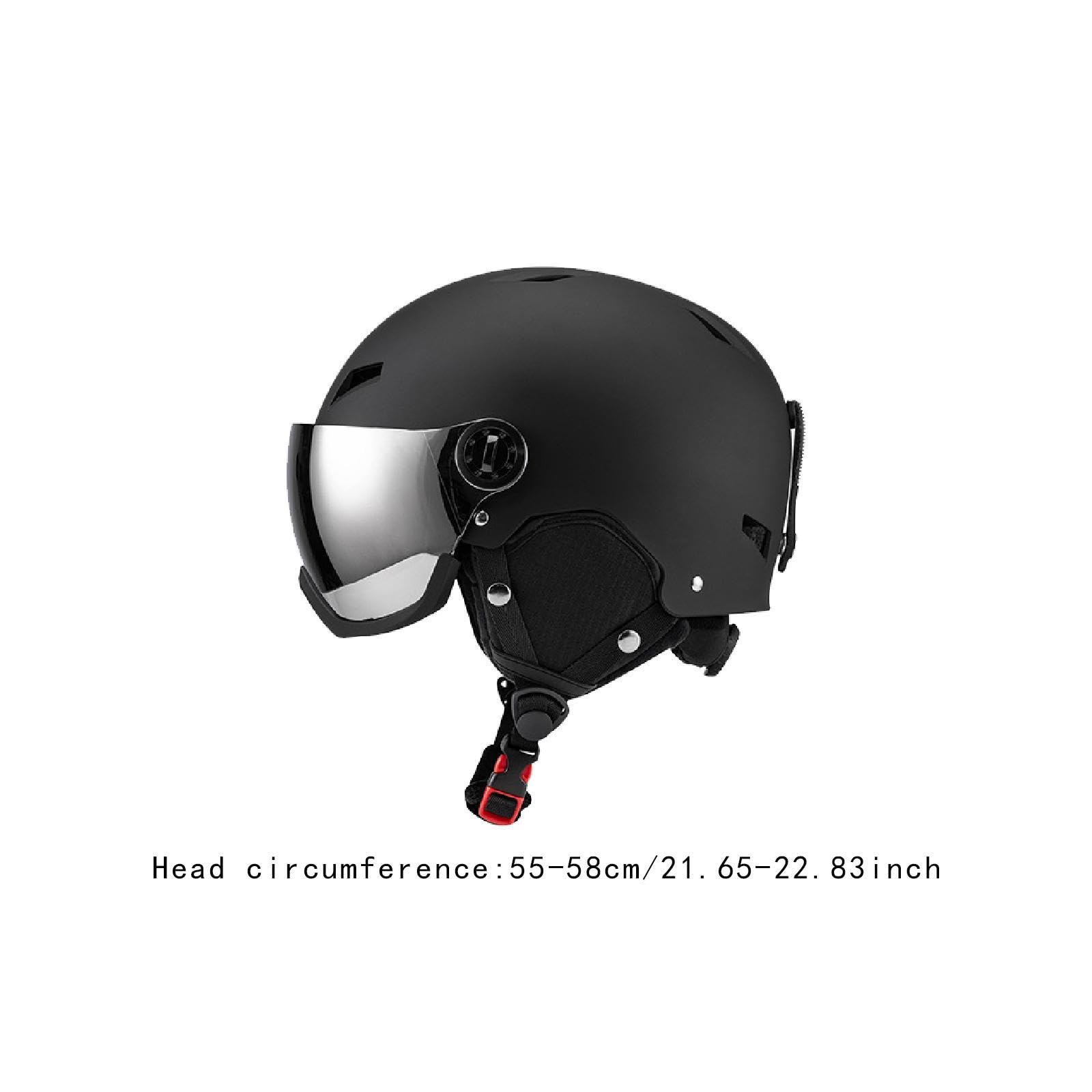 Casque de Snowboard Casque de Ski Couvre-Oreille de Skateboard pour Hommes Femmes Casque de Neige Casque de Ski