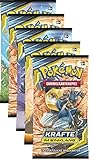 pokemon booster box kräfte im einklang  Unbekannt Sonne & Mond Serie 10 - Kräfte im Einklang - 5 Booster - Deutsch