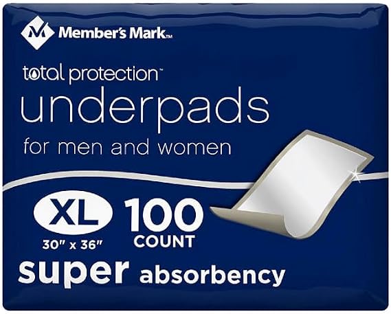 MEMBER'S MARK TOTAL Protection Incontinence Underwear For Men L/XL