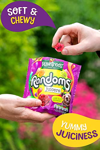 Rowntree's Randoms Juicers Dulces Bolsas para Compartir 140g Pack de 9 miniatura 6