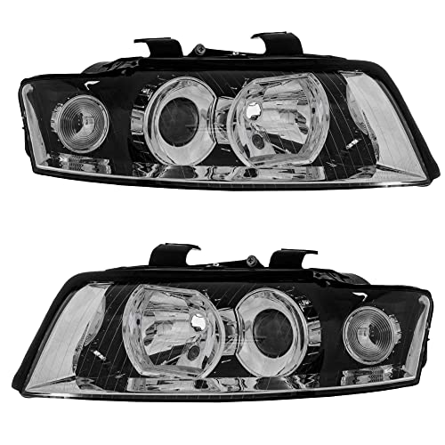 Juego de faros delanteros izquierdo y derecho, xenón D1S/H7 para modelo A4 8E2 B6 8E5