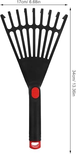 Miniatura 5 de Rastrillos para jardinería Rastrillo de mano Herramienta de jardín Rastrillo de jardinería de plástico Rastrillo de mano de mano para tierra,