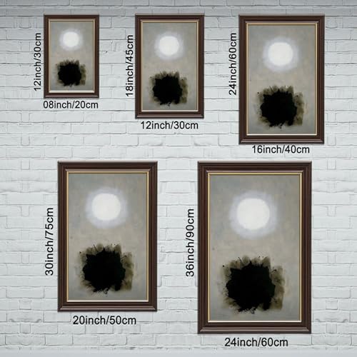 Impression sur toile Mist Adolph Gottlieb | Tableau déco salon 20x30 cm