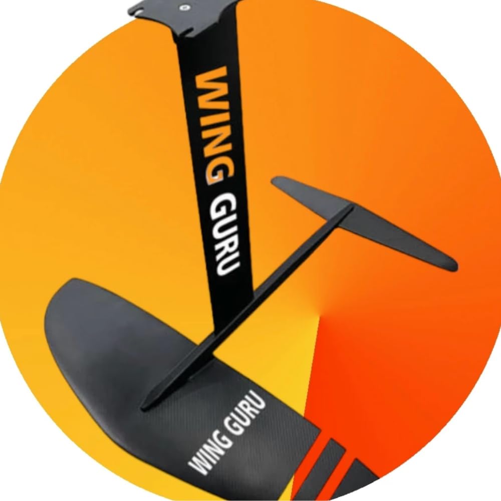 Set completo per wingsurf, tavola da 140 l e 110 l con ala da 5 m², ideale per principianti e esperti, tutti gli accessori inclusi
