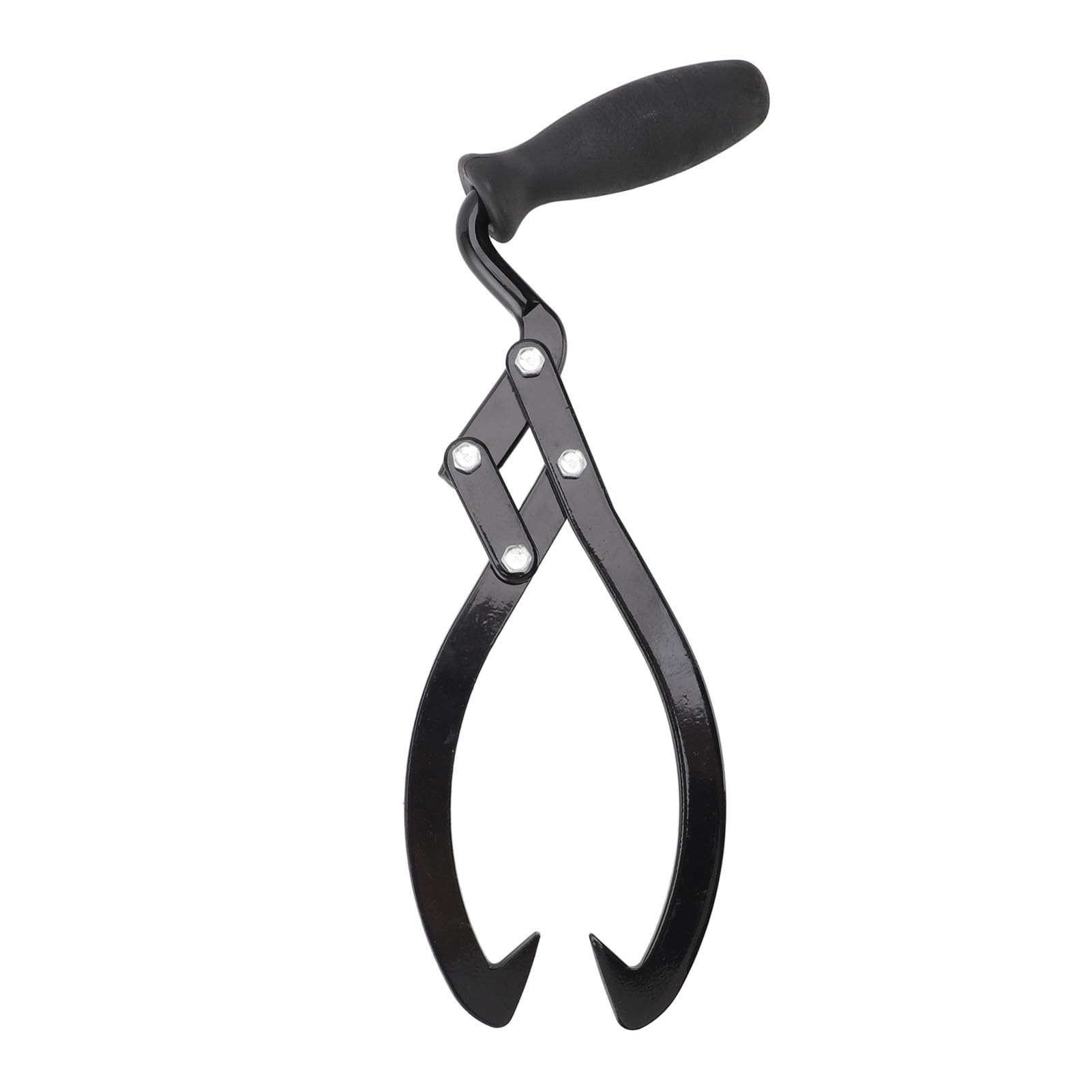 Pinza per Tronchi in Acciaio con Artigli per Sollevamento, Pinza per Tronchi da 10 Pollici per Carichi Pesanti, Denti in Acciaio, Design Piegato Unico, Utilizzo Versatile per