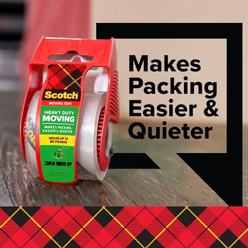 Scotch Heavy Duty Moving Tape, 1.88 in x 800 in, 6 Disp. Rolls - image 2