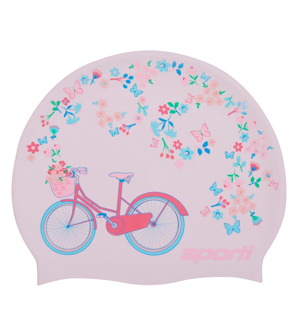 Sporti Silicone Swim Cap - Variety of Styles