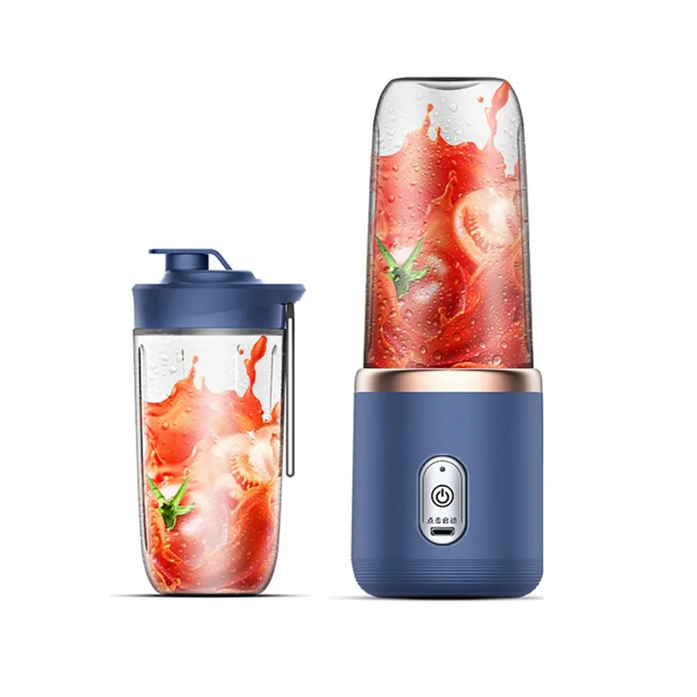 Przenośny blender, 400 ml z 6 ostrzami, ładowany przez USB, bez BPA, przyjazny dla środowiska materiał, wydajne mieszanie, 8-10 porcji na ładowanie, łatwe czyszczenie, do kuchni, domu,