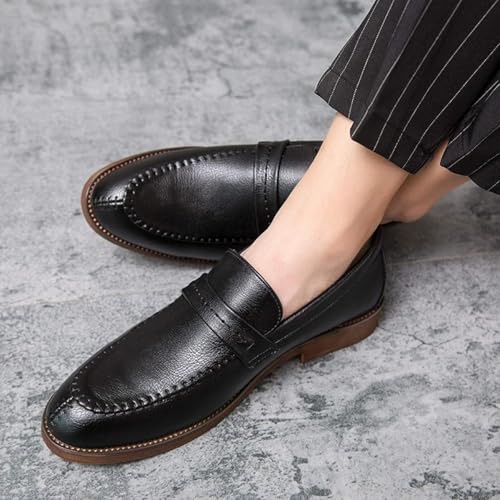 Casual Loafers Lazy Penny Men's Business Work Driving Shoes Outdoor Office Clothes3