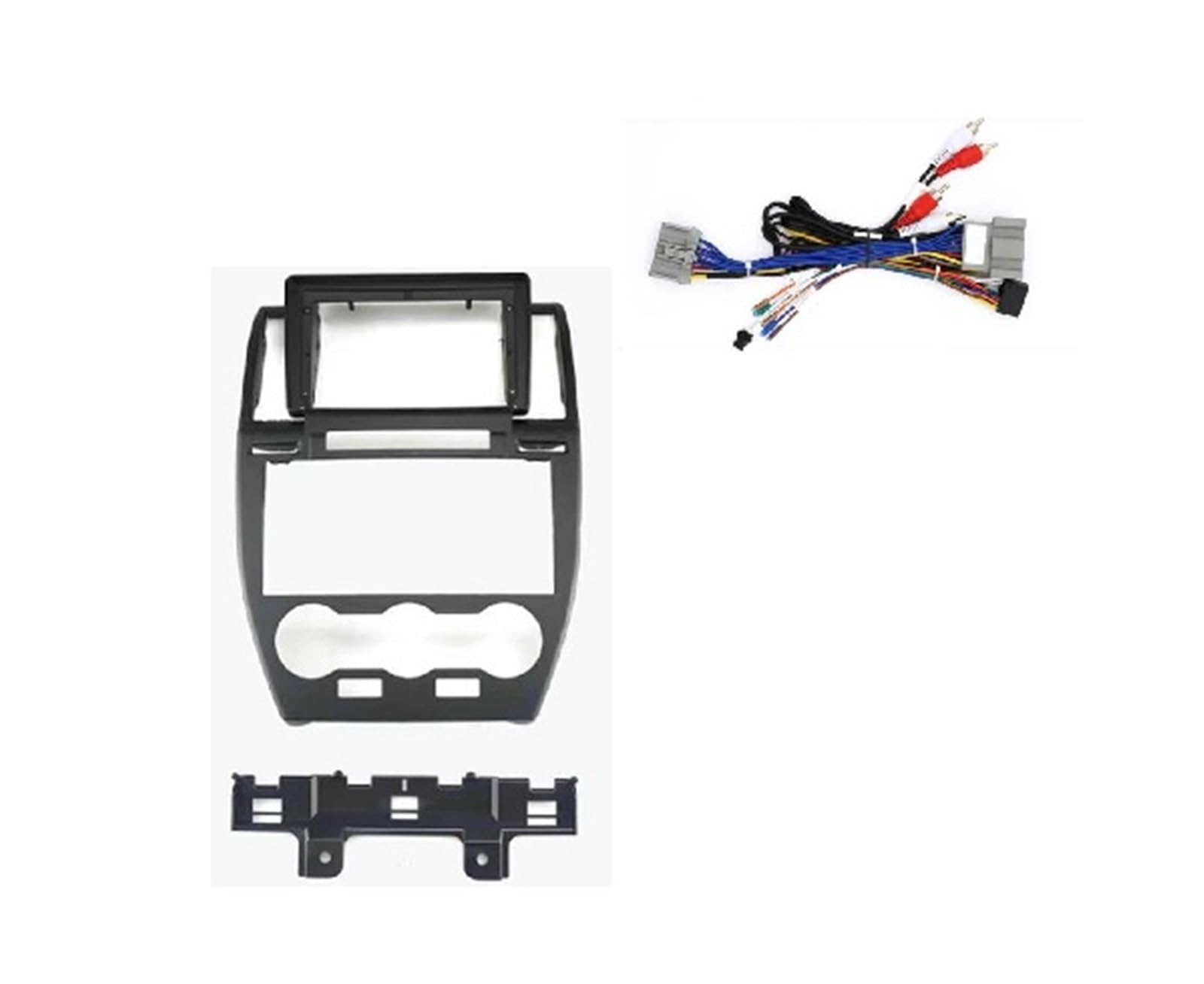 Per Land Rover Per Freelander 2 2006-2012 Mascherina 2 DIN Da 9 Pollici Per Autoradio Pannello Video Lettore Audio Montaggio Su Cruscotto POMPOMPUR | Frame cable