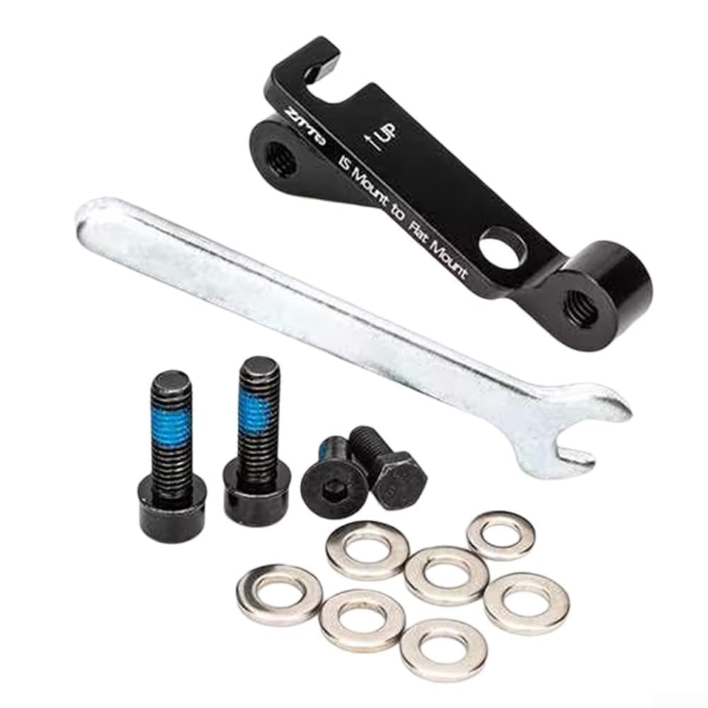 Per ZTTO MTB Post Mount a Flat Mount Disc Brake Adapter Bike Bracket IS PM a FM Pinza Adattatore Bicicletta 140 160mm 180mm
