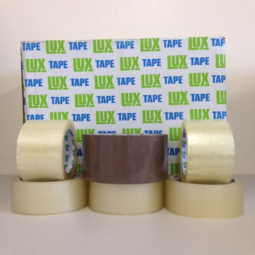 The Boxery Clear Packing Tape 2" x 55 Yards, 36 Rolls (1.85 Mil) – Shipping Tape, Moving, Packing, Carton Sealing, Compatible with Most Tape Dispensers