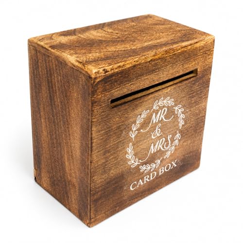Porte-cartes de mariage en bois pour centraliser et sécuriser vos enveloppes d'invités