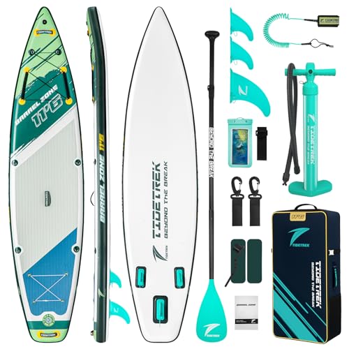 Image of 11'6 inch Inflatable Stand Up Paddle Boards, Premium SUP Accessories, Non-Slip Comfort Deck for Youth & Adults