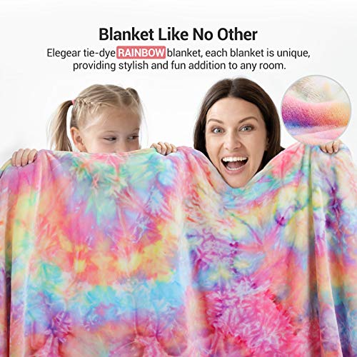 Elegear C56 Rainbow Throw Girls Blanket thumb #1