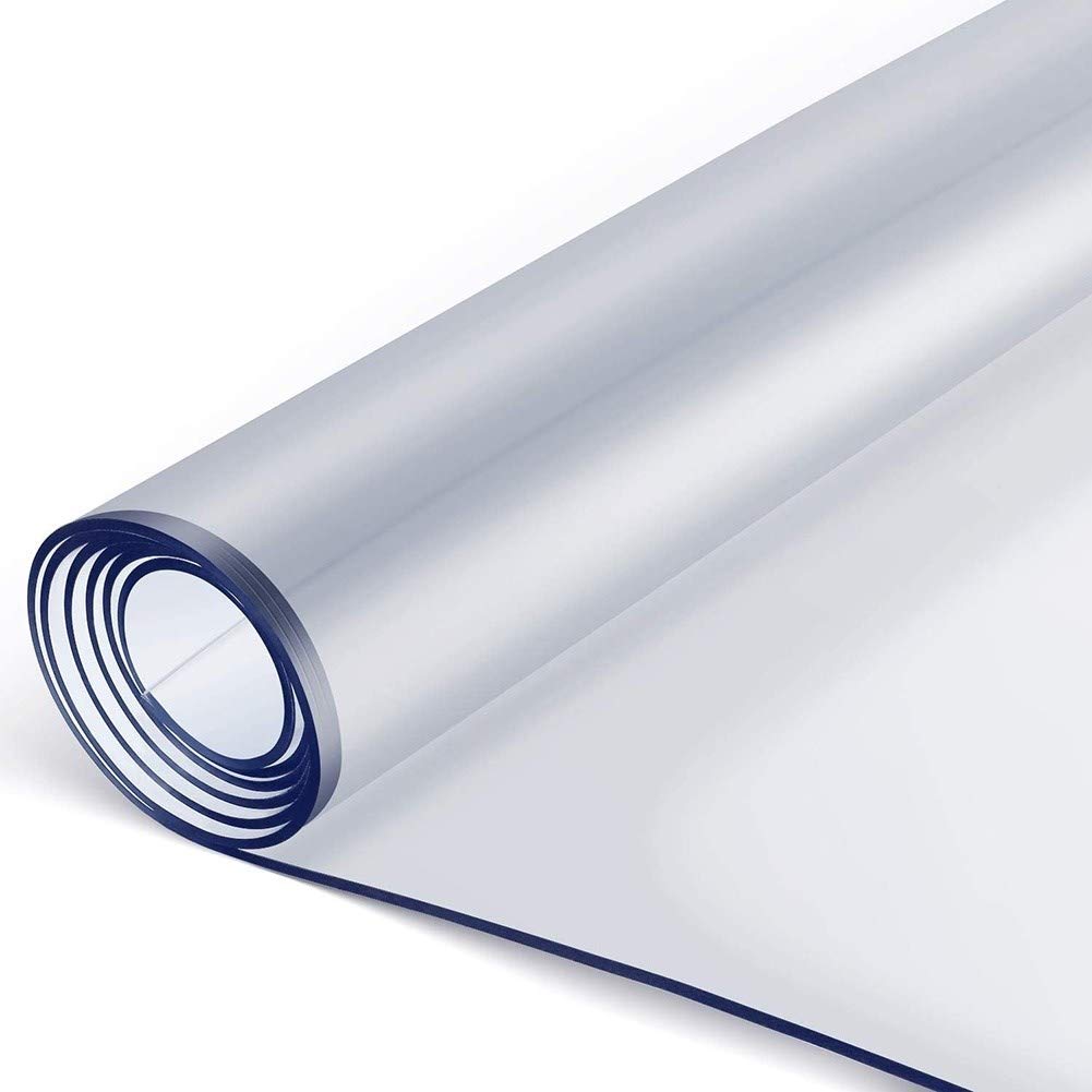 HYCH-Chair Mat PVC Transparent Plastic Carpet Household Office Hard Floor Protection Non-slip WearableSoft glass mat 1mm 160x230cm