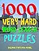 1000 Very Hard Word Search Puzzles: Fun Way to Improve Your IQ