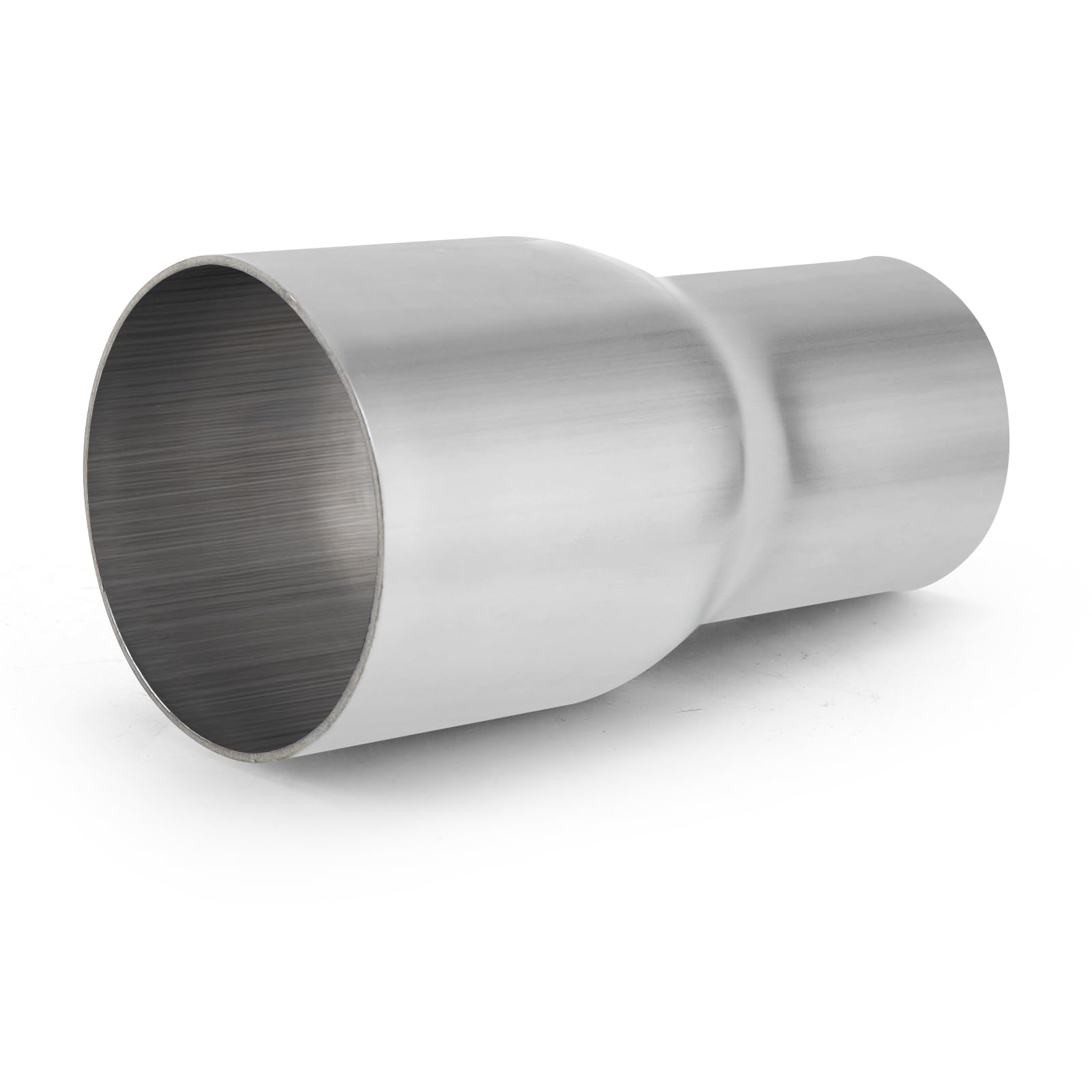 A-KARCK Exhaust Adapter Connector 1.5" ID to 2" ID, Exhaust Pipe Reducer 4" Overall Length 304 Stainless Steel