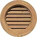 Ekena Millwork GVWRO20X2000SFUWR Round Gable Vent Gable Vent, 20"W x 20" (25"W x 25"H Frame Size), Western Red Cedar, Unfinished
