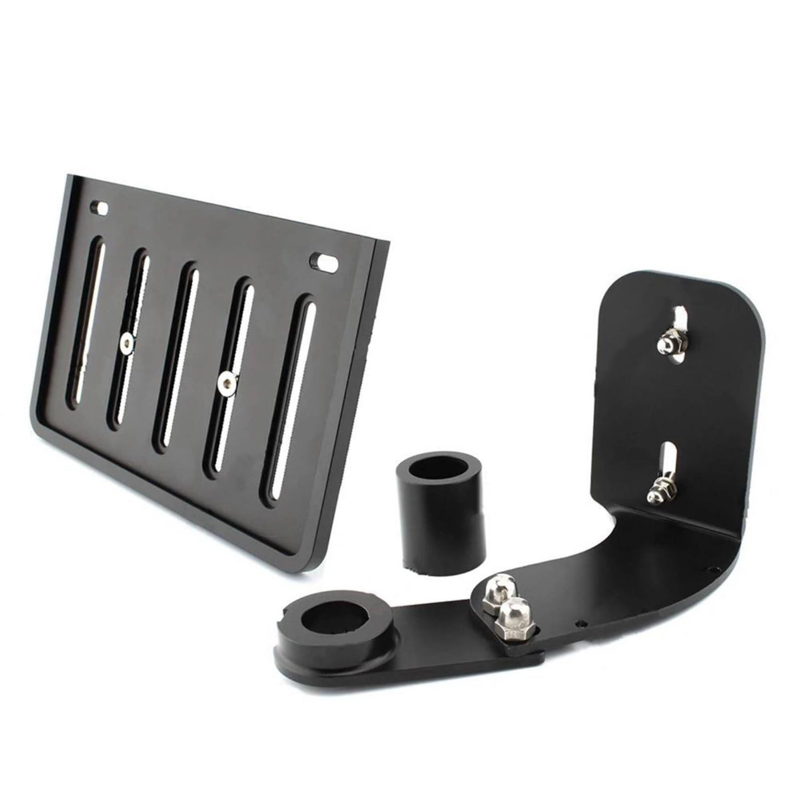 Porta Supporto Laterale Staffa Regolabile Braccio Regolabile Piastra Asolata Lega di Alluminio Spostamento Laterale Della Adatto per ciclisti Custom Officina Tragitti Urbani Viaggi Brevi