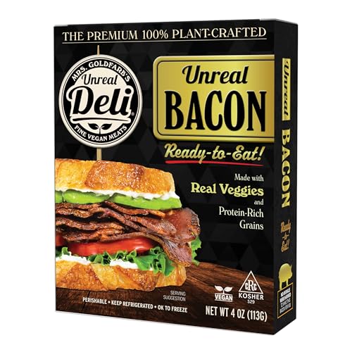 Unreal Deli, Bacon Unreal 4 Ounce