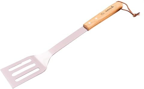 Barbecook Ahşap Saplı Paslanmaz Çelik Spatula 46 Cm