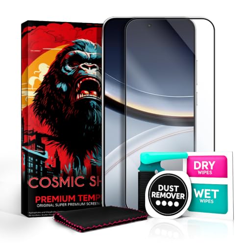 Image of Military-Grade Gorilla Tempered Glass Screen Protector for Poco F7 5G (anti-reflection technology) Full Screen Coverage, Scratch & Shockproof with Easy Installation Kit