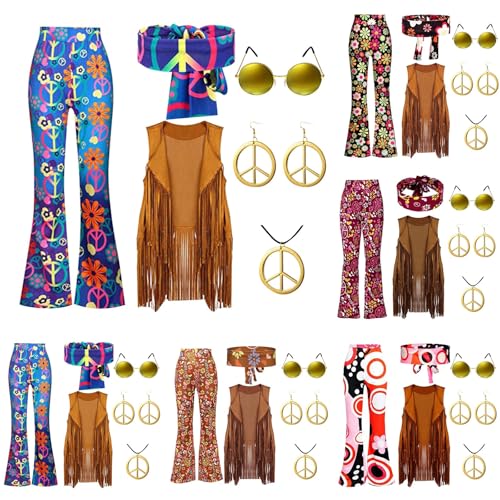 Vêtements hippie tendance pour carnaval et déguisement femme retro - 2