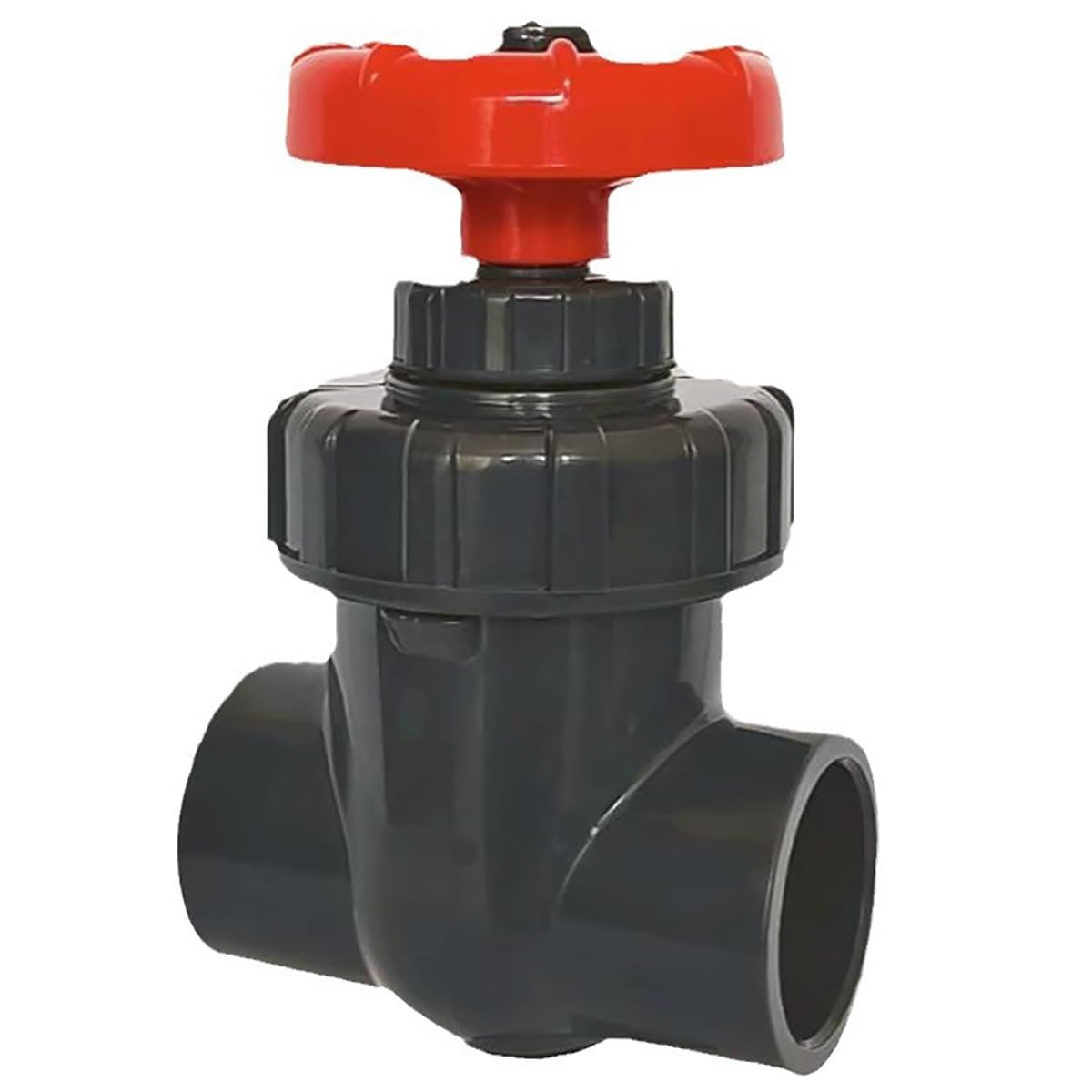 Dejin Grey Upvc Gate Valve - 25Mm/32Mm/40Mm | Precision Flow Control | Pvc Water Valve For Garden Irrigation, Aquariums & Hydroponics(Gray,Inner Diameter 40Mm)