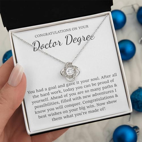 Doctorate Degree Gift Necklace, Doctorate Degree Gifts for Girl, Graduation Gift for Her, Doctorate Degree Congratulations Grad Necklace, Graduating Doctorate Degree Graduation3