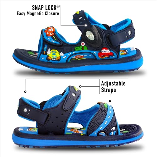 Image of Gold Pigeon Shoes Easy SNAP LOCK Outdoor Water Kids Toddler Sandals for Girls & Boys. Everyday, Vocation, Pool, Summer, Beach Essentials.