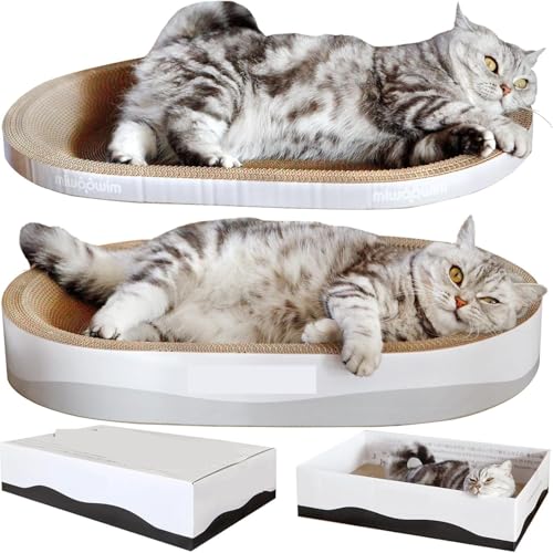 Jucgghk Three Practical Corrugated Cat Scratching Boards, Artificial Pet Scratching Boards, Suitable for Indoor Pets Suitable for Indoor Pets