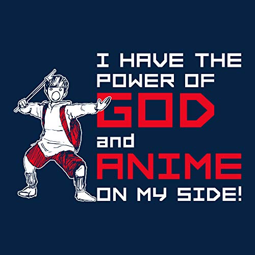 "I Have The Power Of God And Anime On My Side" Funny Meme T-Shirt - Unisex Graphic Tee - View #9