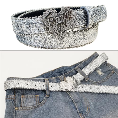 Waist Chain Blingbling Skinny Belt Studded Waist Ceinture Crystal Shinning Waist Belt Heart Buckle2