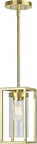 Miniatura 1 de Ultralux Framework Mini lámpara colgante  Lámpara colgante de altura ajustable con bombilla LED regulable  Lámpara de techo de montaje en superficie