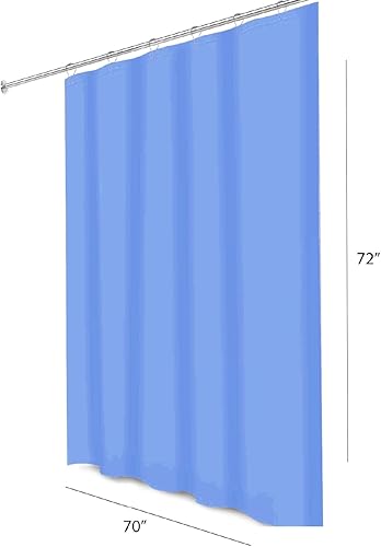 Miniatura 3 de Forro de cortina de ducha de PEVA de calibre 3 con imanes y ojales de metal (70 x 72 pulgadas), mejora tu baño con este duradero forro de cortina