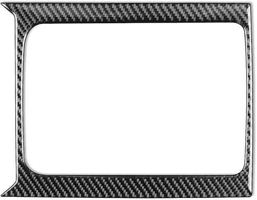 Miniatura 1 de Newsmarts Cubierta de panel de consola central de fibra de carbono automotriz para Kia Forte Cerato K3 2019 2020 2021 2022 2023, negro