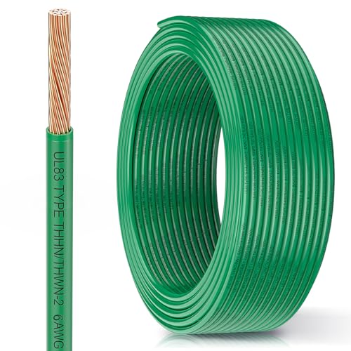 MEIHUIJI 6 AWG Green 25ft