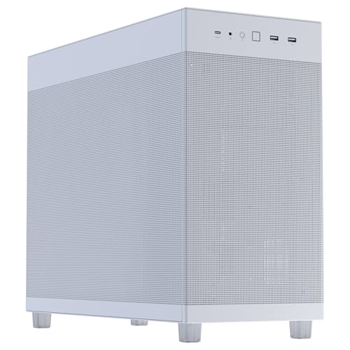 Caja ATX ASUS Prime AP303 blanca con soporte para radiador de 360mm y USB Tipo-C