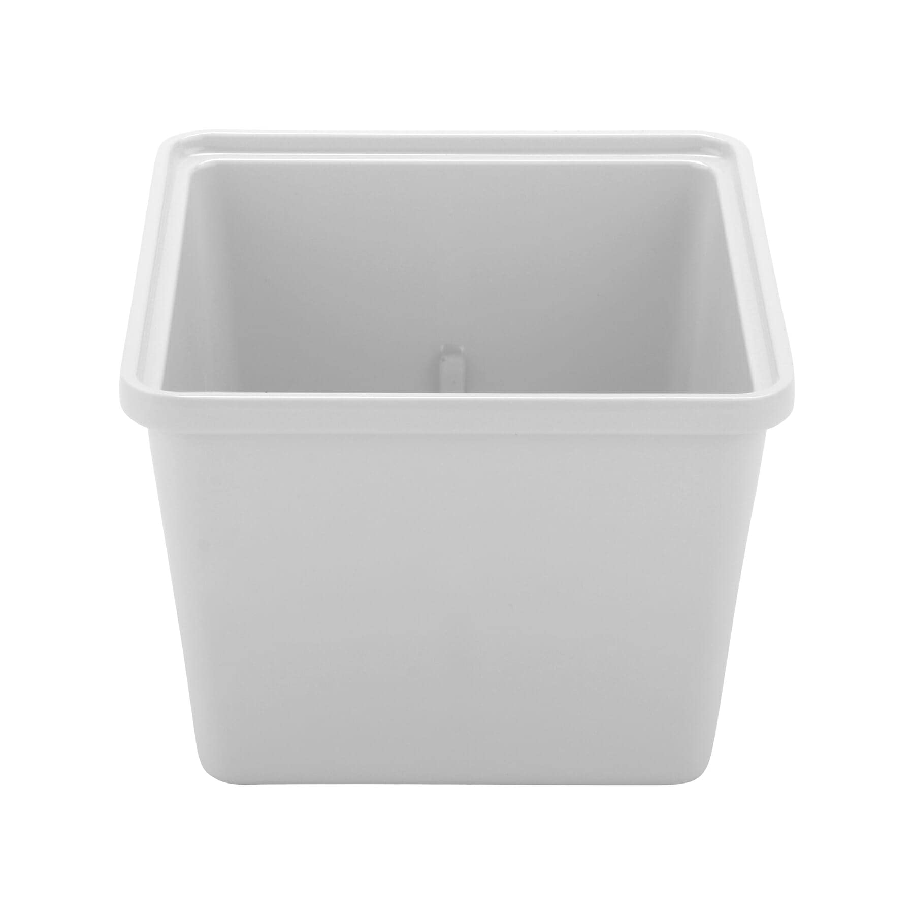 Pot carré Blanc 15,9 cm G.E.T. ML-149-W pour table et buffet