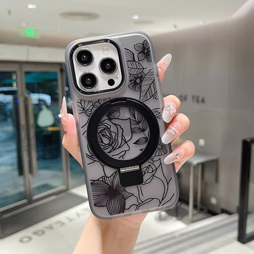 Coque iPhone 16 Pro Max MagSafe avec anneau support pour protection anti-chocs