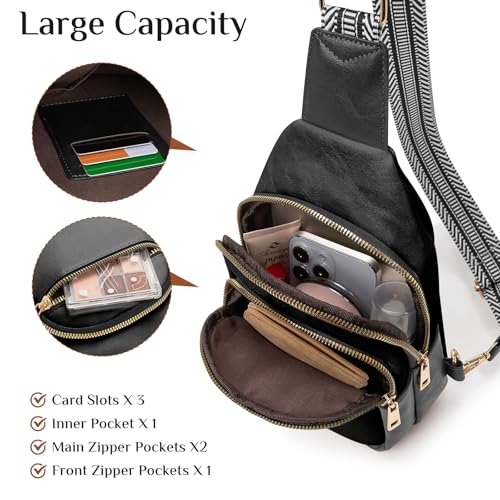 Small Leather Sling Bags for Women Fashion Crossbody Backpack Purse Sling Crossbody Bags4